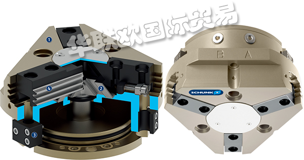 SCHUNK夹紧气缸,雄克SCHUNK夹紧气缸PZN-plus 160-1