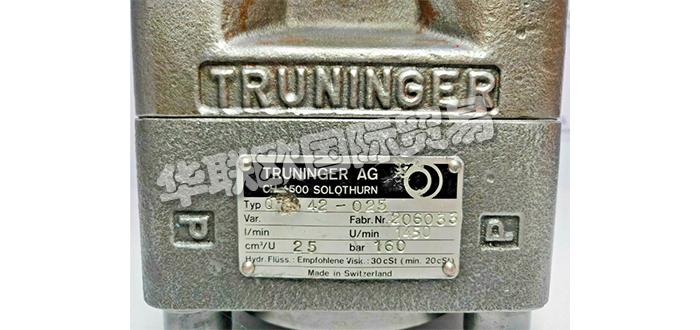 TRUNINGER,瑞士TRUNINGER齿轮泵,TRUNINGER液压泵